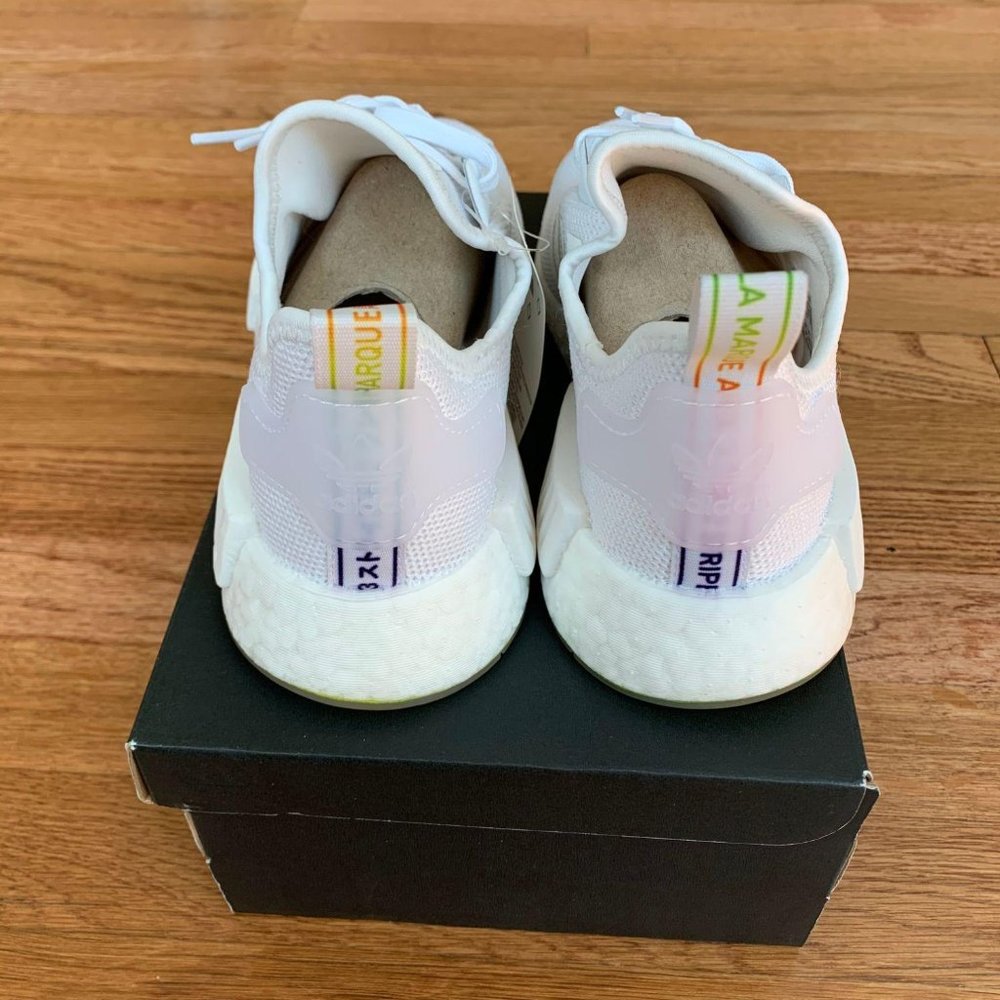 Adidas NMD R1 Cloud White Womens Shoes - Picture 5 of 8